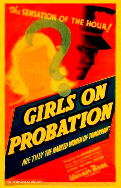 Girls on Probation - Theatrical movie poster