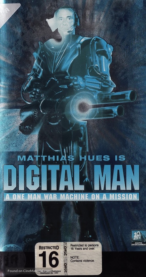 Digital Man - New Zealand VHS movie cover