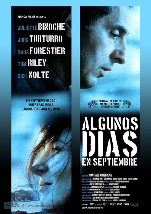 Quelques jours en septembre - Spanish Movie Poster