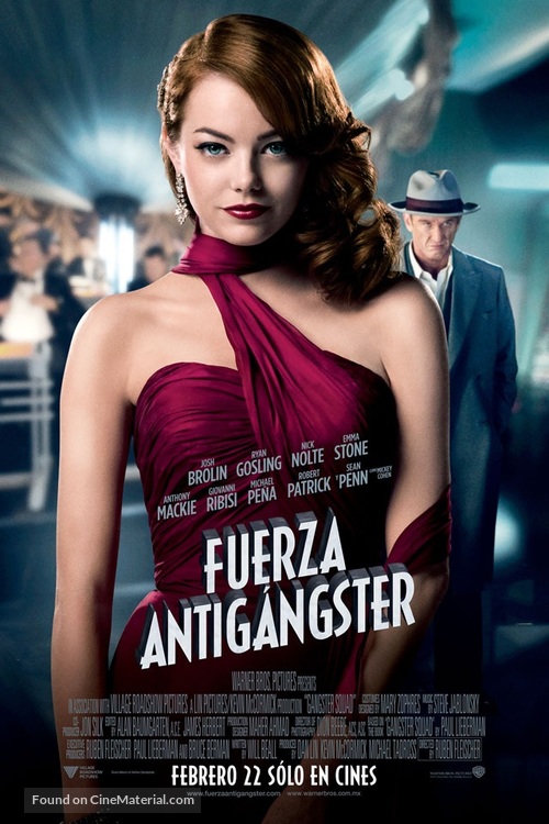 Gangster Squad - Mexican Movie Poster