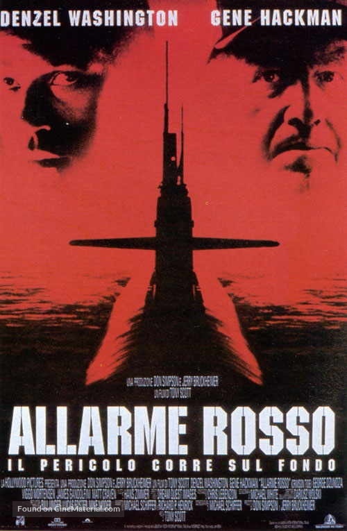 Crimson Tide - Italian Movie Poster