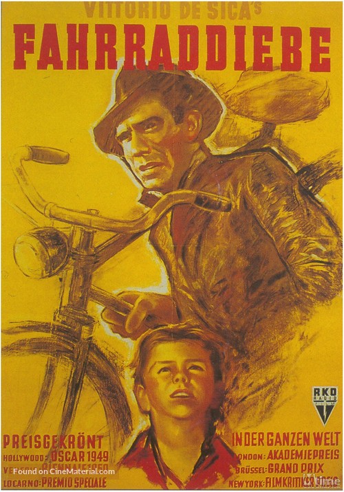 Ladri di biciclette - German Movie Poster