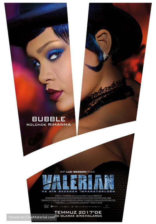 Valerian and the City of a Thousand Planets - Turkish Movie Poster