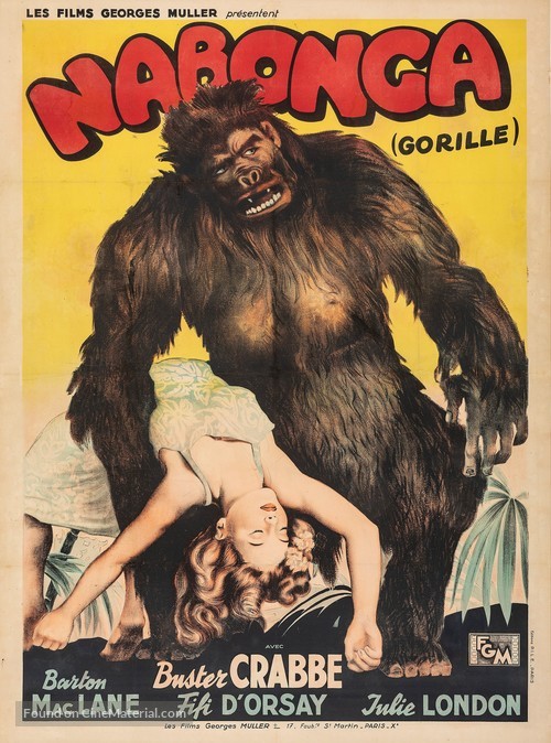 Nabonga - French Movie Poster