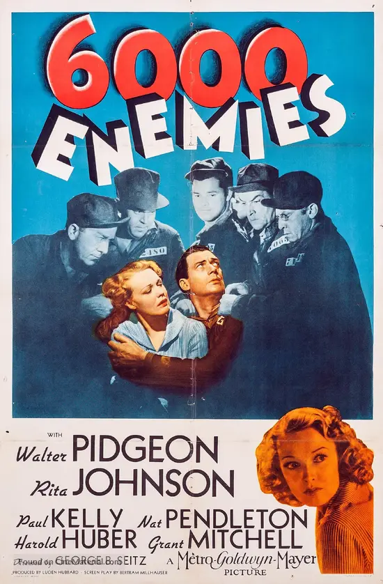 6,000 Enemies - Movie Poster 6,000 Enemies - Movie Poster