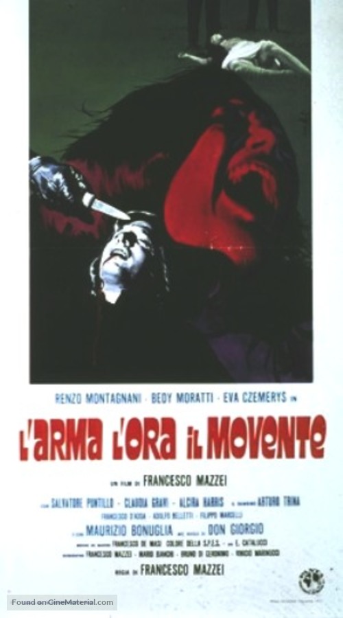 L&#039;arma, l&#039;ora, il movente - Italian Movie Poster