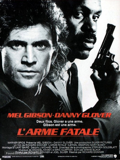 Lethal Weapon - French Movie Poster