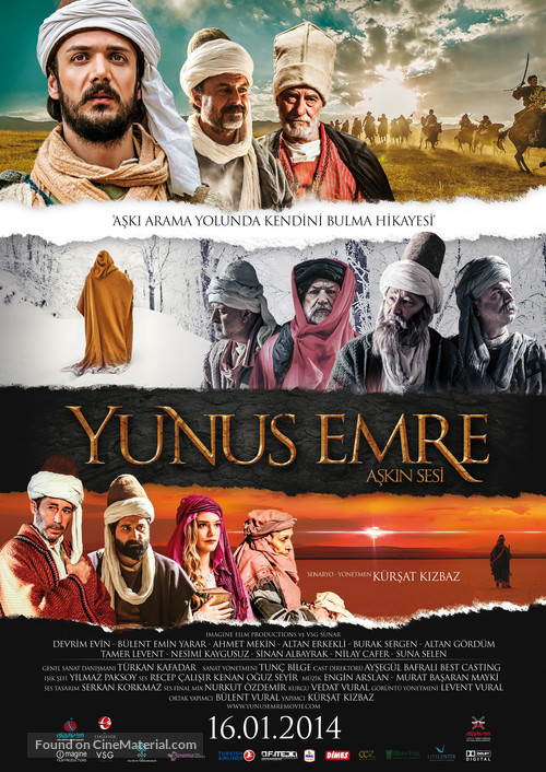 Yunus Emre: Askin Sesi - Turkish Movie Poster