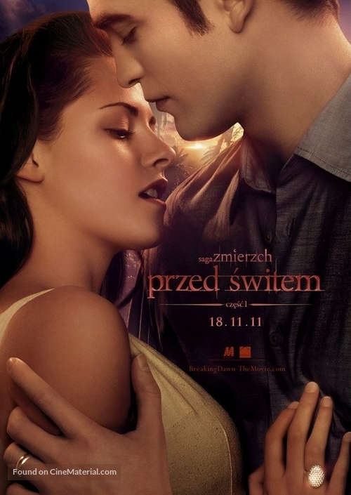 The Twilight Saga: Breaking Dawn - Part 1 - Polish Movie Poster