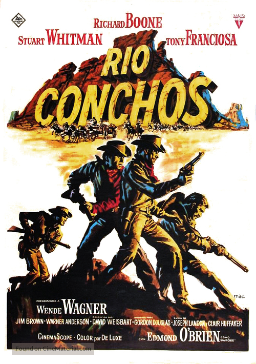 Rio Conchos - Spanish Movie Poster