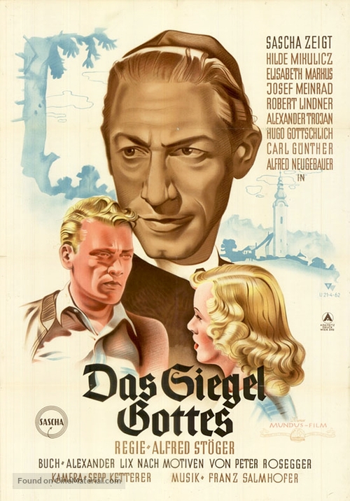 Das Siegel Gottes - German Movie Poster