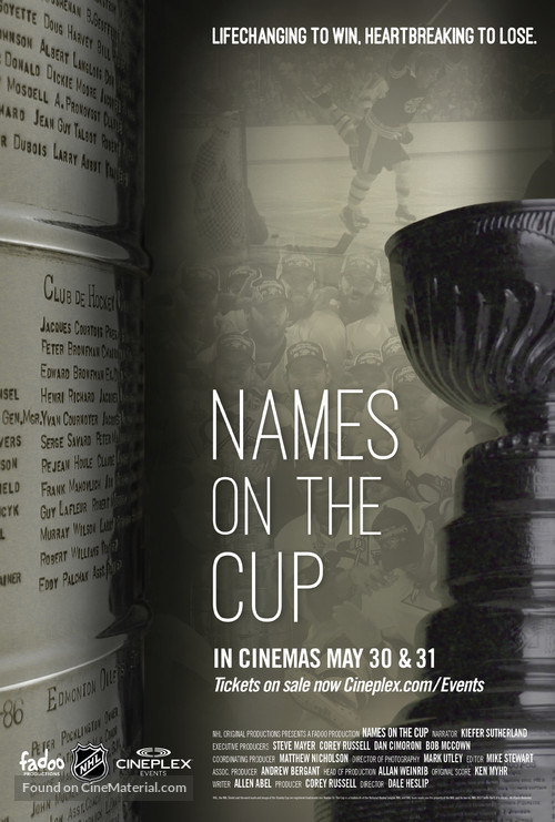 Names on the Cup - Canadian Movie Poster