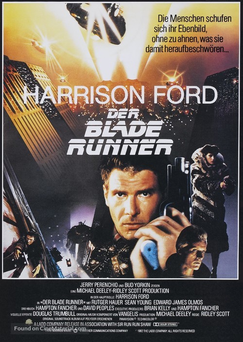 Blade Runner - German Movie Poster