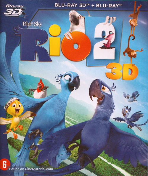 Rio 2 - Dutch Blu-Ray movie cover