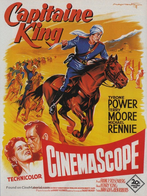 King of the Khyber Rifles - French Movie Poster