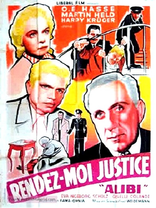 Alibi - French Movie Poster