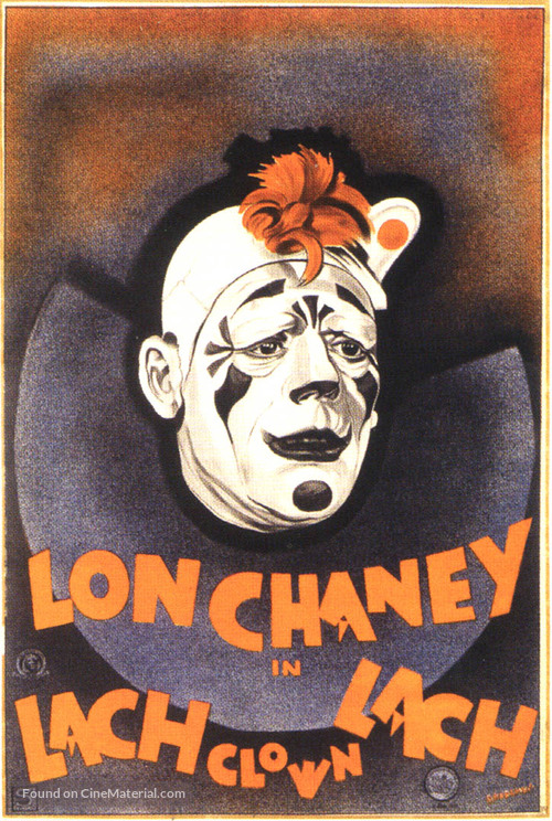 Laugh, Clown, Laugh - Dutch Movie Poster