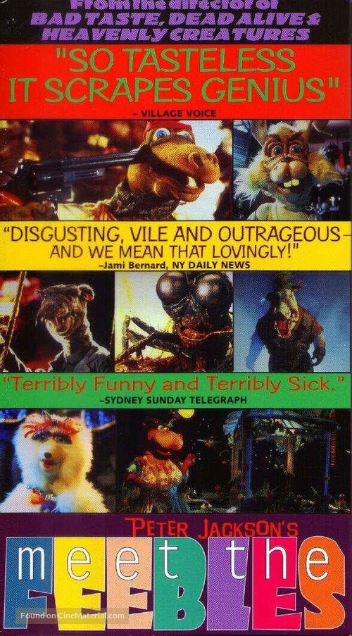 Meet the Feebles - VHS movie cover