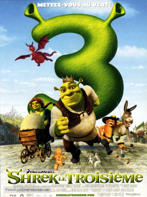 Shrek the Third - French Movie Poster