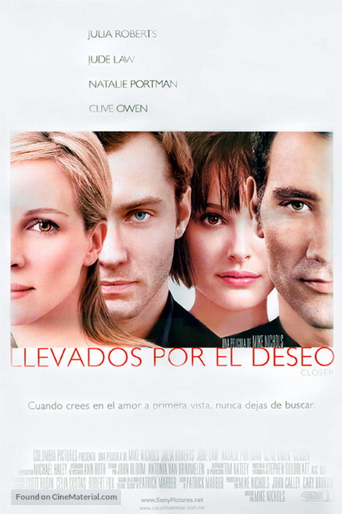 Closer - Mexican Movie Poster