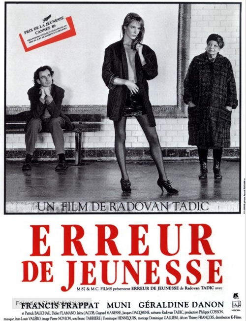 Erreur de jeunesse - French Movie Poster