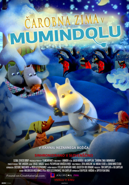 Muumien taikatalvi - Slovenian Movie Poster