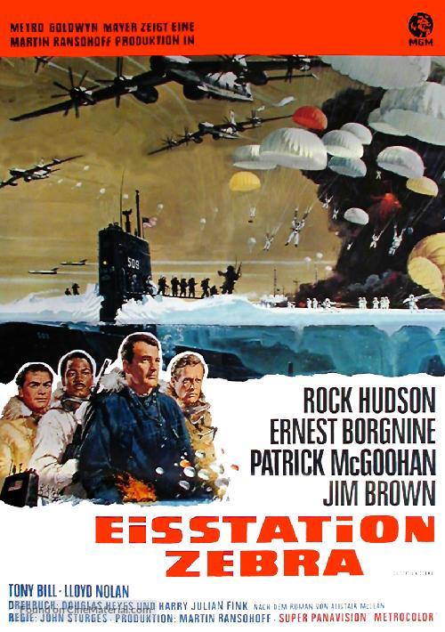Ice Station Zebra - German Movie Poster