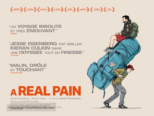 A Real Pain - French Movie Poster