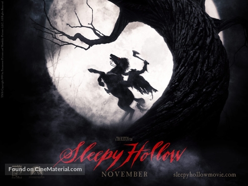 Sleepy Hollow - British Movie Poster