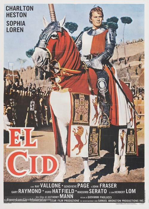El Cid - Italian Movie Poster
