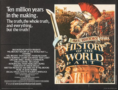 History of the World: Part I - British Movie Poster