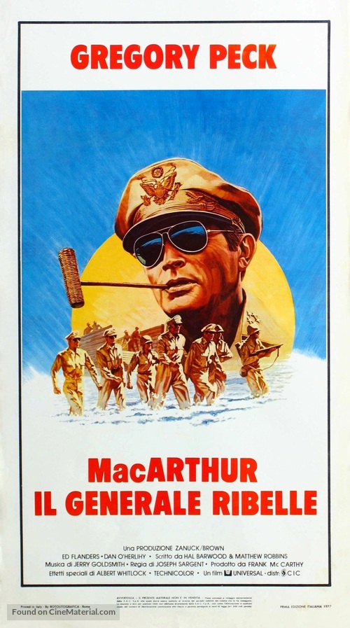 MacArthur - Italian Movie Poster