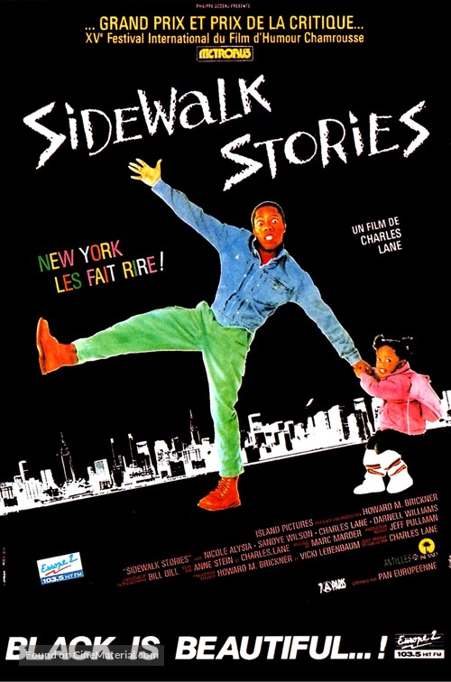 Sidewalk Stories - French Movie Poster