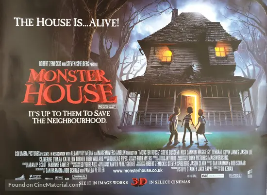 Monster House - British Movie Poster