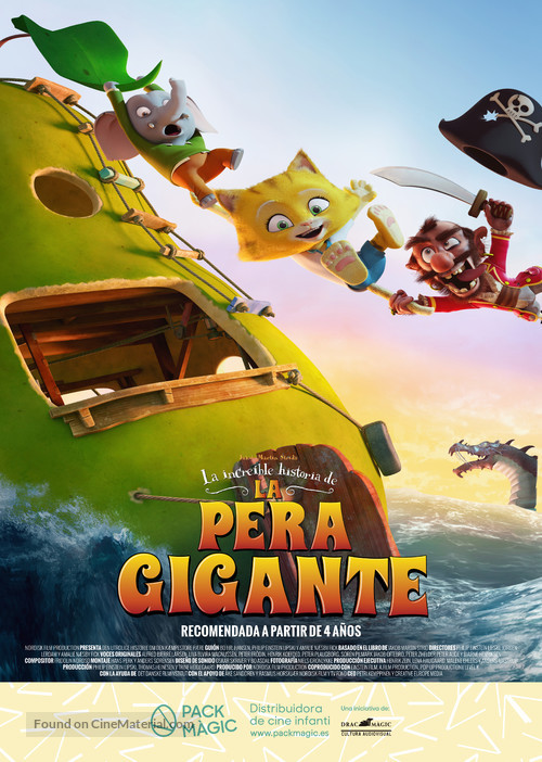 Den utrolige historie om den k&aelig;mpestore p&aelig;re - Spanish Movie Poster