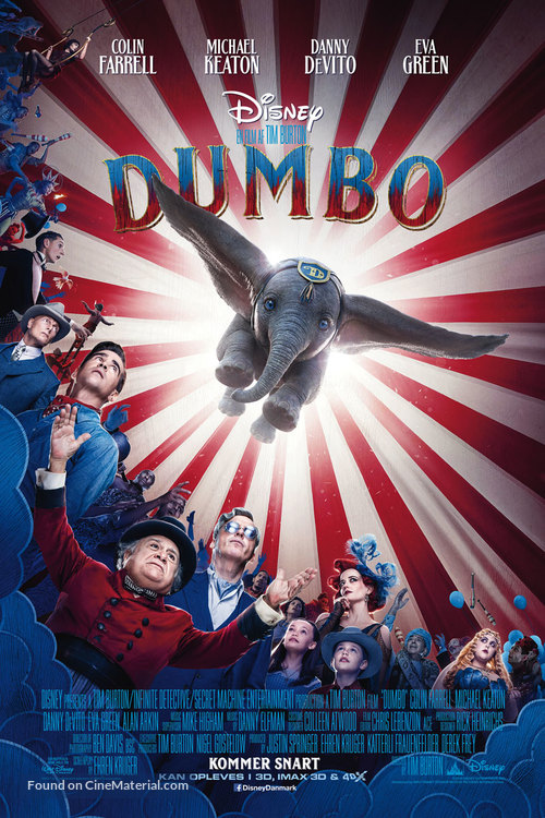 Dumbo - Danish Movie Poster