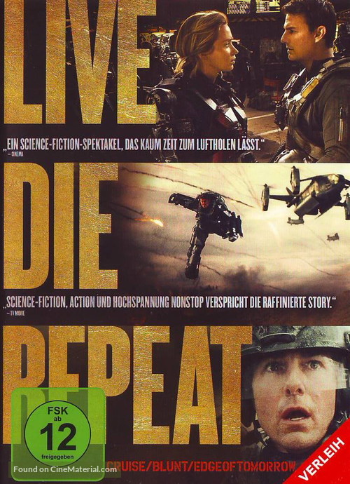 Edge of Tomorrow - German Movie Cover