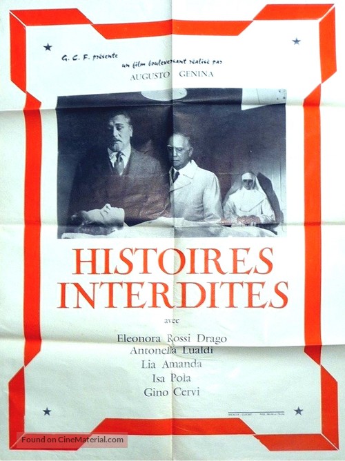 Tre storie proibite - French Movie Poster