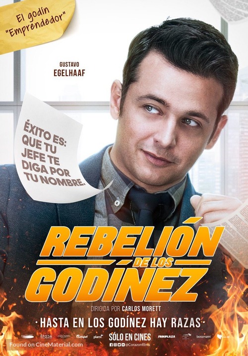 Rebeli&oacute;n de los God&iacute;nez - Mexican Movie Poster