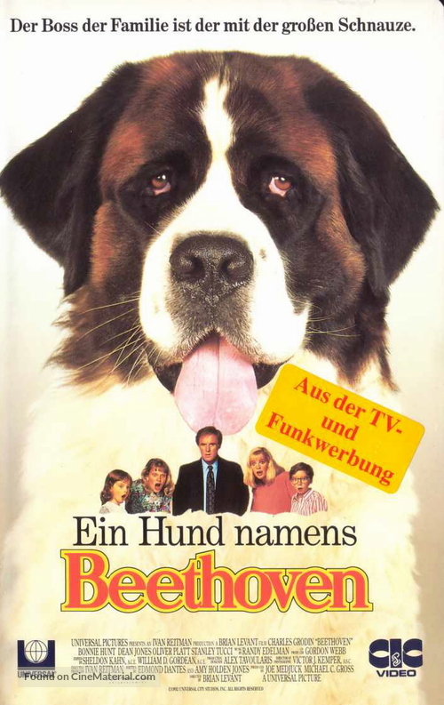 Beethoven - German VHS movie cover