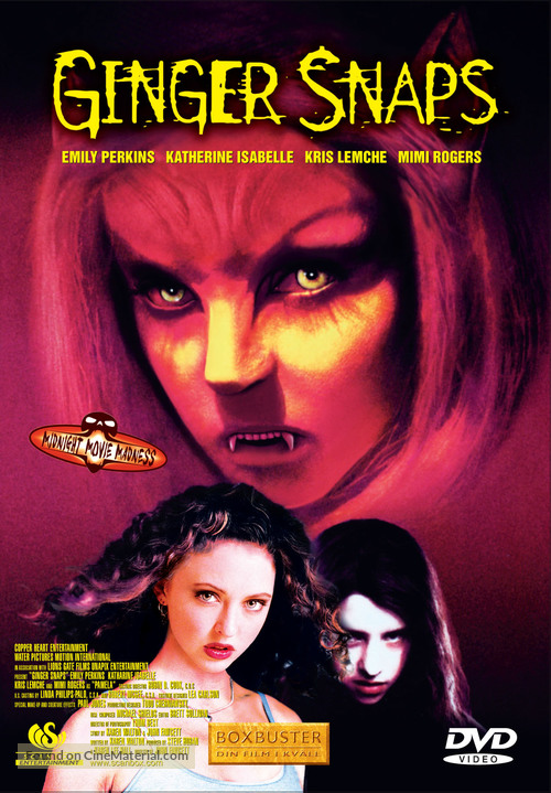 Ginger Snaps - Swedish DVD movie cover