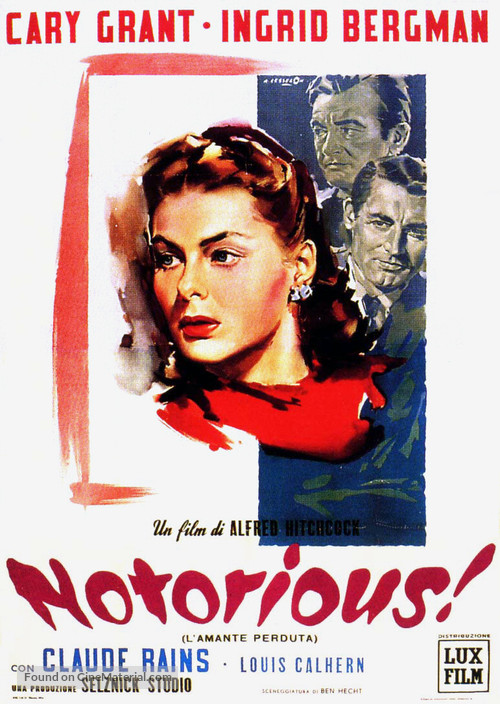 Notorious - Italian Movie Poster
