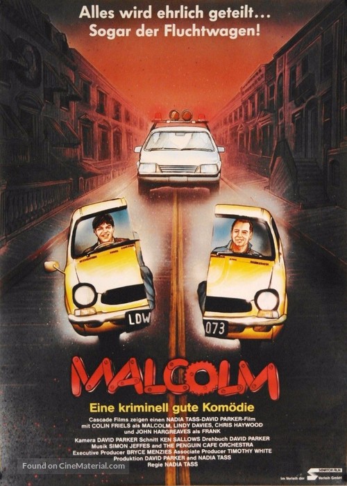 Malcolm - German Movie Poster