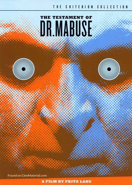 Das Testament des Dr. Mabuse - DVD movie cover