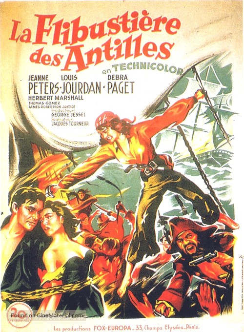 Anne of the Indies - French Movie Poster
