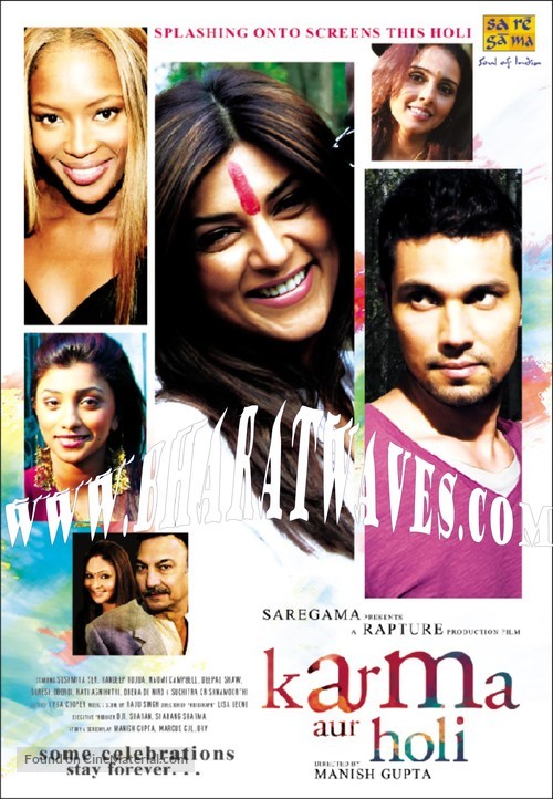 Karma, Confessions and Holi - Indian Movie Poster