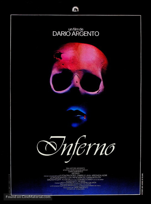 Inferno - French Movie Poster