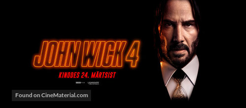 John Wick: Chapter 4 - Estonian Movie Poster