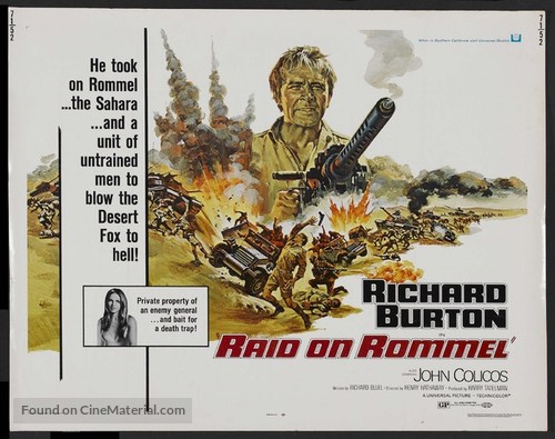 Raid on Rommel - Movie Poster