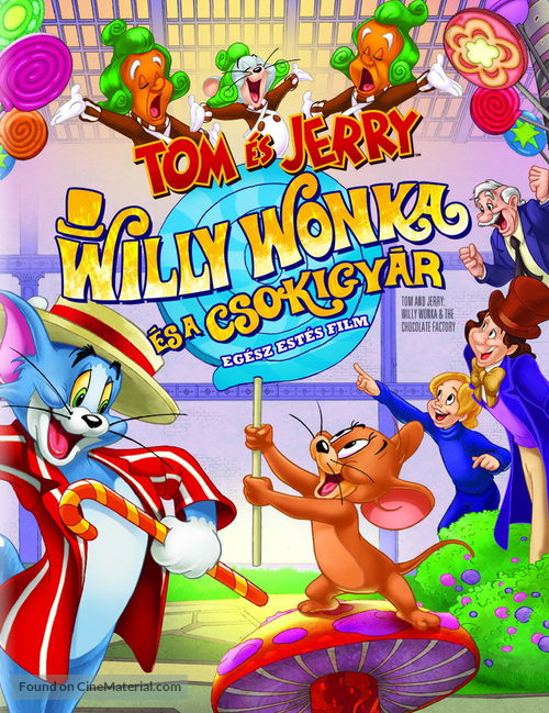 Tom and Jerry: Willy Wonka and the Chocolate Factory - Hungarian Movie Poster